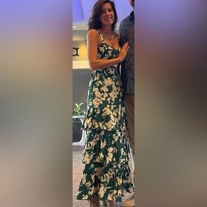 Abercrombie & Fitch Ruffle Tiered Maxi Dress